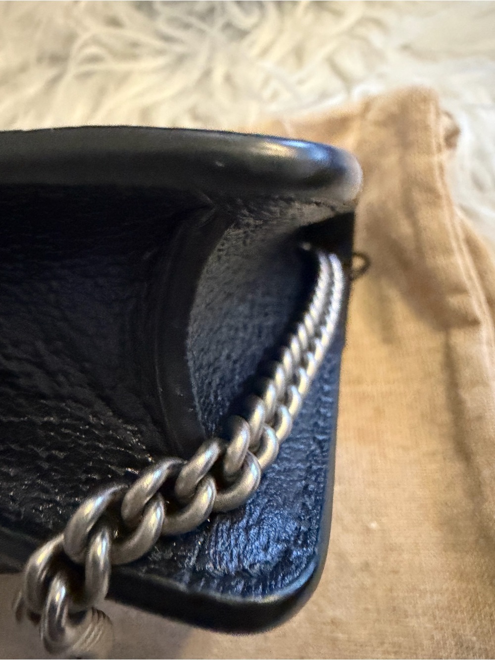 Gucci Blue GG Canvas and Leather Dionysus Crossbody Bag - Picture 6 of 12